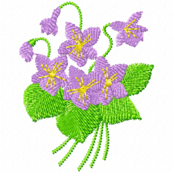Flowers And Tree Embroidery Design 6 Flowers And Tree Embroidery Design 6